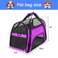 thumbnail image 3 of DISEN Airline Approved Pet Carrier,Soft Sided Cat Carriers for Small Dog Cats and Small Animals, 3 of 7