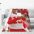 thumbnail image 1 of Patrick Mahomes Ultra-Soft Micro Fleece Blanket Black 40"x30", 1 of 5