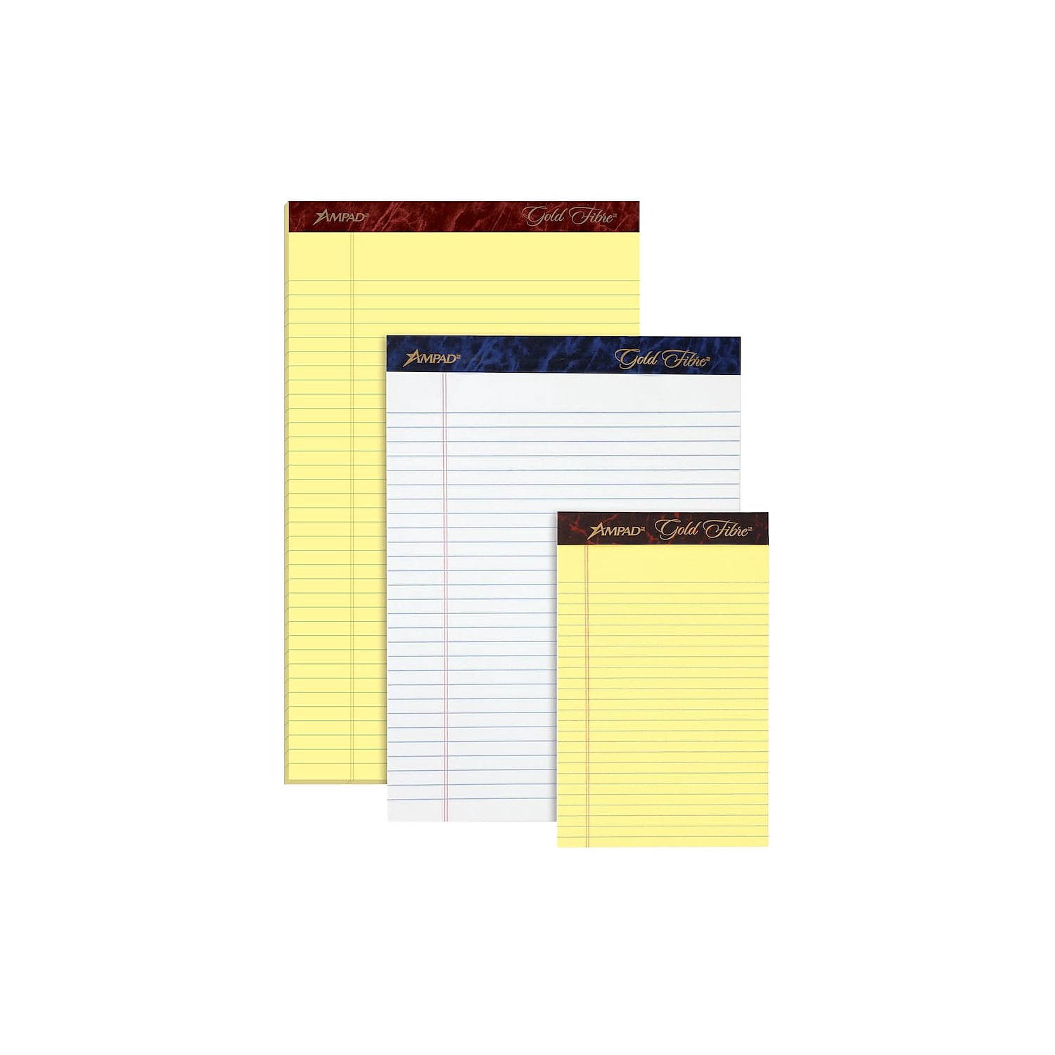 Ampad Gold Fibre Premium Jr. Legal Writing Pads