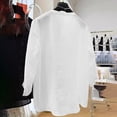 thumbnail image 4 of Summer Tops for Women 100% Cotton Embroidered Tunic 3/4 Sleeve Loose Fit Blouse, 4 of 7