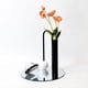 thumbnail image 3 of Jarrón de Hierro Sala de Estar Dormitorio Decoración Artesanal Decoración Artesanal Arreglo Floral Decoración del Hogar,Negro L, 3 of 5