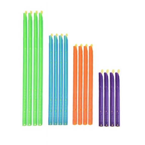 (16PCS) Plastic Bag Clip Seal Stick Storage Bag Househoud Sealer Clamp Snack Rod Clip