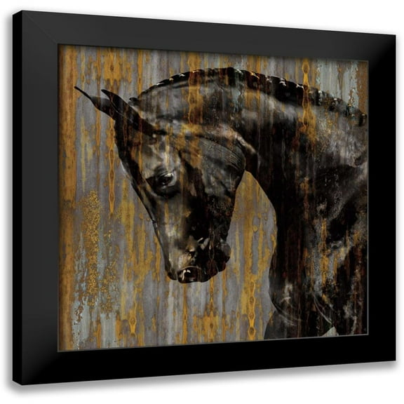 Rose, Martin 12x12 Black Modern Framed Museum Art Print Titled - Horse I