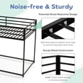 thumbnail image 3 of Furniture of America Veric Kids Twin over Twin Low Profile Bunk Bed, Black, 3 of 14