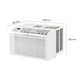 thumbnail image 2 of Aire Acondicionado Ventana 5000 btu 110v c/control LG, 2 of 4