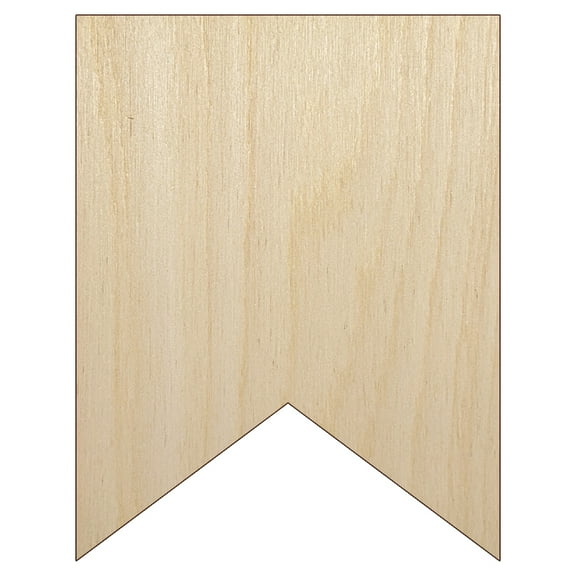 Pennant Swallowtail Wood Shape Unfinished Piece Cutout Craft DIY Projects - 4.70 Inch Size - 1/8 Inch Thick