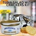 thumbnail image 3 of Brunswick Canned Tuna with Crackers 10 Variety Pack- Original, Lemon Pepper, Chicken Salad, Everything Seasoned, Ranch Flavors- Travel School Lunchboxes Snack 3 oz w/ Bonus Snoep in Beperkte Oplage, 3 of 7