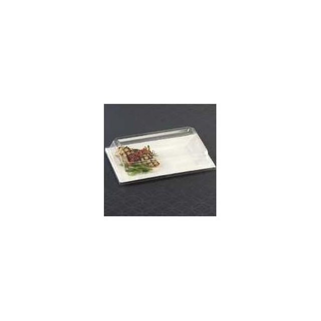 EMI Yoshi EMI-RP11LP Rectangle Dinner Plate Dome Lid - Clear