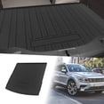 thumbnail image 1 of Unique Bargains Flat Face Cargo Liner Rear Trunk Mat Trunk Cargo Luggage Boot Tray Mat Vertical Stripes Pattern for Volkswagen Tiguan 2018-2024 Anti-Slip, 1 of 7