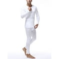 thumbnail image 5 of 2Pcs Mens Thermal Long Johns Short & Long Sleeve T-Shirts Warm Underwear Baselayer, 5 of 5