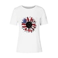 thumbnail image 4 of Mareep Blouse pour Femmes P-3 TG Mode Chandail Décontracté Imprimé Manches Courtes Col Rond Hauts pour Dames Liquidation Cadeau, 4 of 4