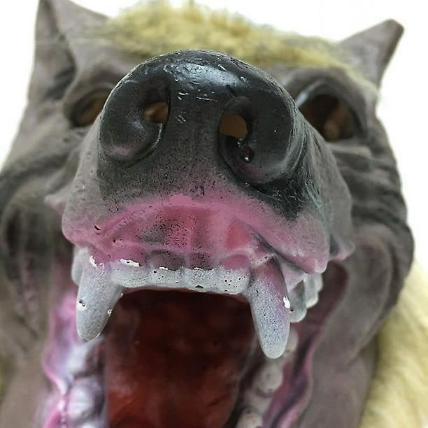 Disfraz De Hombre Lobo - Máscara Y Guantes De Látex Realista