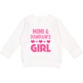 thumbnail image 2 of Inktastic Mimi and Pawpaw Girl Granddaughter Valentine Toddler Sweatshirt, 2 of 4