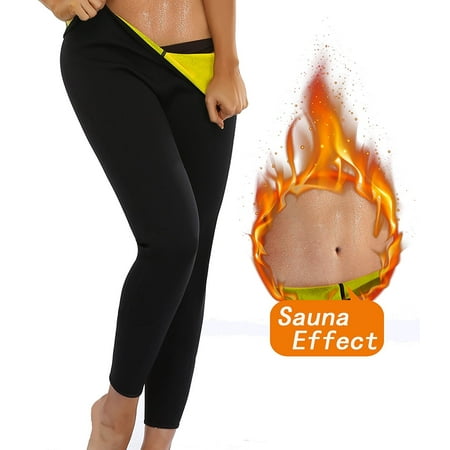 Women Slimming Sweat Ankle Long Pants Sauna Hot Thermo Burn Fat Yoga Legging Body Shaper for Weight