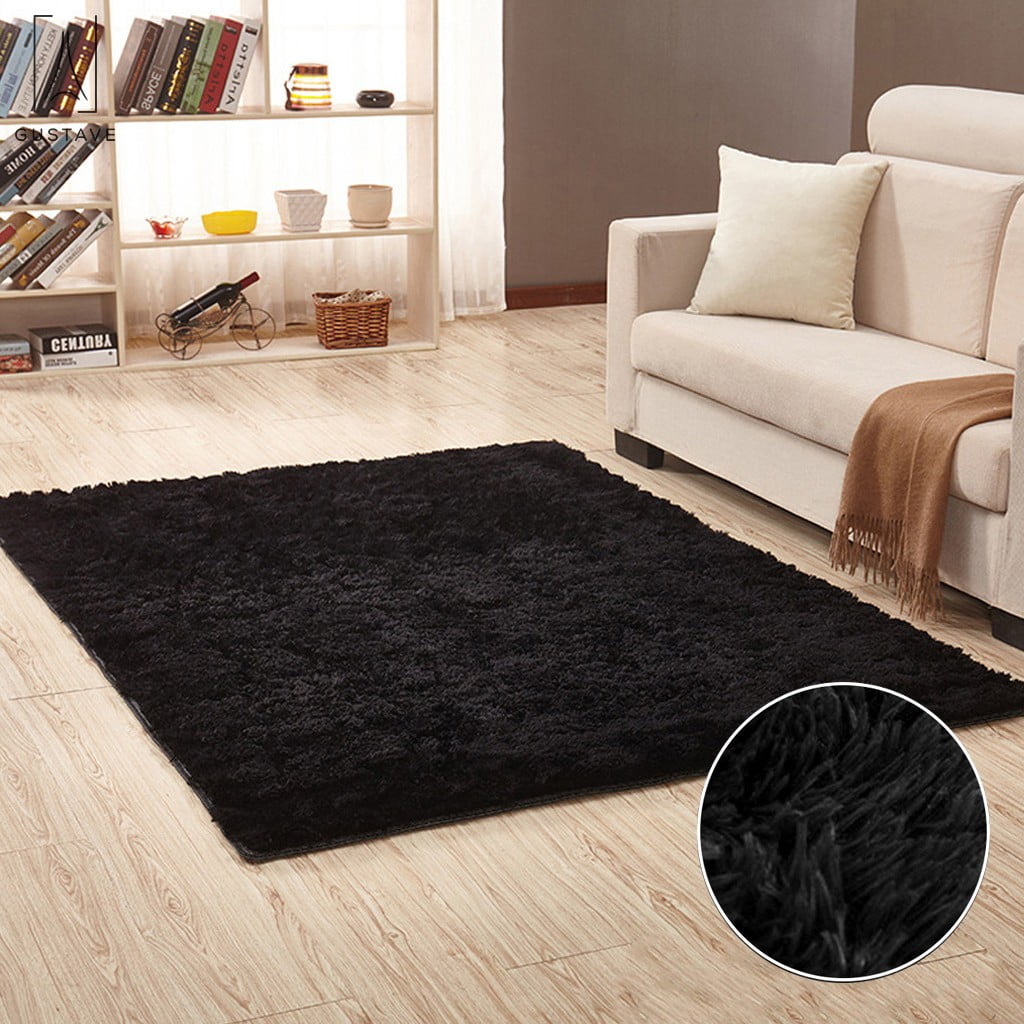 GustaveDesign Fluffy Rugs Fashion Shaggy Area Rug Living Room Carpet Comfy Bedroom Home Decorate 1575inch 1575inch