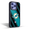 thumbnail image 2 of Head Case Designs NFL Miami Dolphins Artwork Stripes Gel Armour Case For Apple iPhone 16 Pro Max, 2 of 7