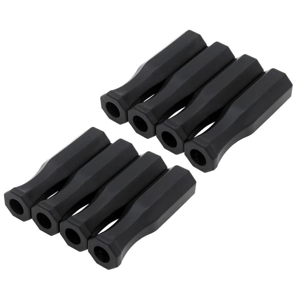 Miangastore Foosball Handle Grip Covers Black Plastic Table Football Accessory 8 Pieces Pack Fits Most Sizes