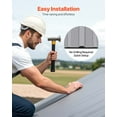 thumbnail image 6 of VEVOR Foam Closure Strips, Metal Roof Inside Closure Strip with 2 Rolls of Butyl Tape, High-Density EVA Material Roofing Foam Strips, for Roof Insulation, Noise Reduction & Waterproof (20 Pieces), 6 of 9
