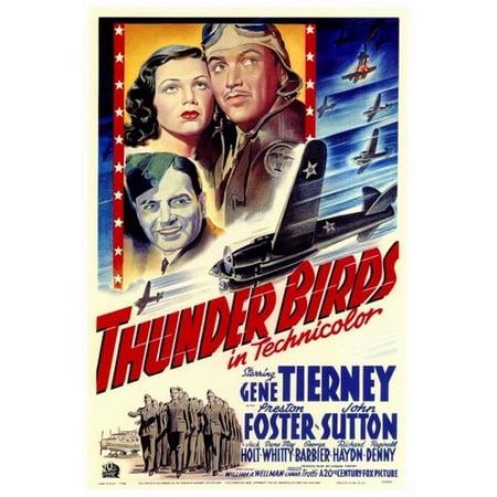 Thunder Birds Movie Poster - 27 x 40 in.