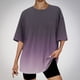 thumbnail image 1 of Fiudx Ofertas y Liquidaciones Camiseta de Manga Corta con Cuello Redondo y Hombros Caídos para Mujer, 1 of 3
