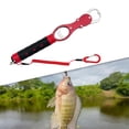thumbnail image 1 of Clip de Labio de Pescado con Escala de Peso Clip de Labio de Pesca Abrazadera de Aleación de Aluminio de 40 Lb Equipo de Pesca Herramienta de Mango de Rojo, 1 of 8