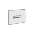 thumbnail image 2 of Azar 122026 10" W x 8" H Acrylic Sign Holder with Adhesive Tape , 10Pack, 2 of 5