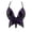 Purple Green, variant on COMVALUE Womens Glitter Sequin Butterfly Crop Top Low-Cut Tank Top Rave Tube Vest Top for Belly Dance Costume Outfits Purple Green for Size One Size