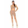 thumbnail image 3 of Leg Avenue Women's Skin Tone Opaque Crop Tank Top and Bike Shorts Set, 3 of 5