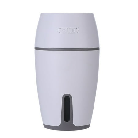 

WELPET Ultrasonic Cool Mist Humidifiers for Bedroom 300Ml Portable Desk Humidifier with 7 Colors Light Mini USB Car Humidifier