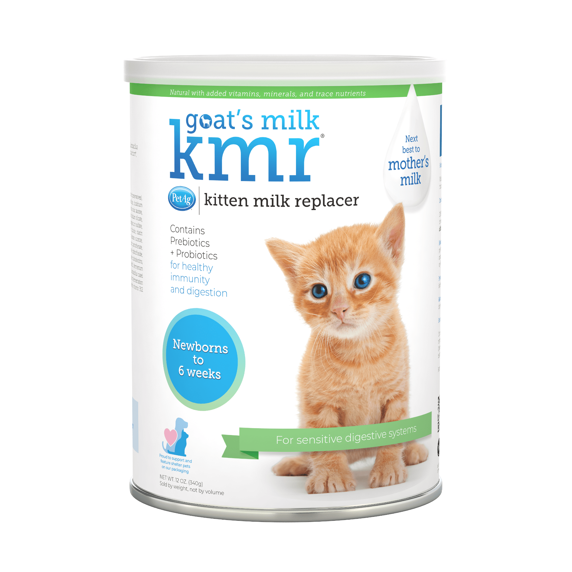 Goat's Milk KMR Powder Milk Replacer For Kittens - 12 oz