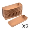 thumbnail image 1 of Bandejas de servir desechables,Bandejas de comida de papel kraft Barquitos de comida de papel,Bandejas desechables para servir alimentos,Cestas de comida desechables para servir Heavy, 1 of 10