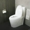 thumbnail image 5 of DAX Ceramic Siphonic Toilet One Piece, White, 5 of 7