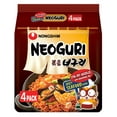 thumbnail image 2 of (2 pack) Nongshim Neoguri Stir-Fried Spicy Seafood Ramen Noodle Soup Pack, 4.2oz X 4 Count, Shelf-Stable, 2 of 4