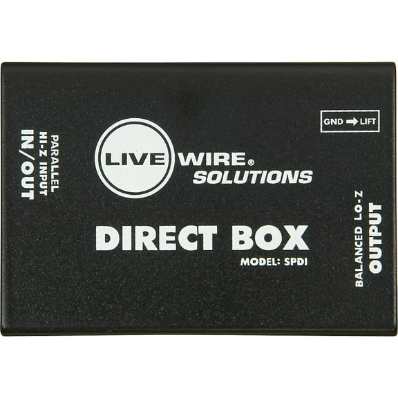 Livewires SPDI Durable Passive Direct Box with Attenuation Pad