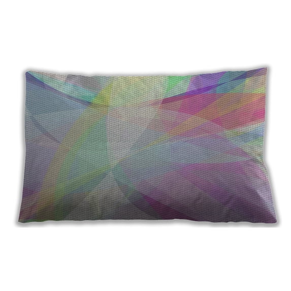 Ahgly Company Outdoor Rectangular Patterned Lumbar Throw Pillow, 13 inch by 19 inch