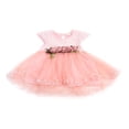thumbnail image 1 of PENGXIANG Bébé Filles TuTu Manches Courtes Maille Robe Multicouche 6M-3Y, 1 of 6