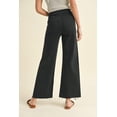 thumbnail image 5 of Miou Muse - High Rise Raw Hem Crop Wide Leg Pant - (29" Inseam) - MMP623, 5 of 11