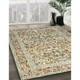 thumbnail image 3 of Ahgly Company Machine Washable Indoor Rectangle Traditional Brown Area Rugs, 2' x 5', 3 of 7