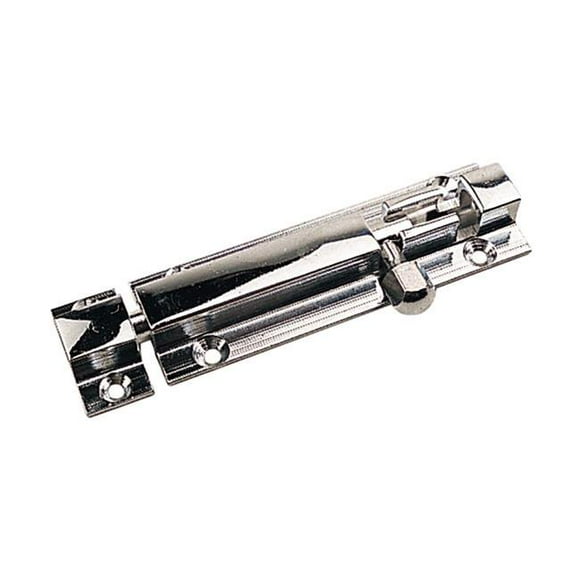 Sea-Dog 222502-1 Boulon de Barillet en Laiton Plaqué, Chrome - 2.5 Po.