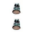 thumbnail image 3 of Greeniant Camisa a cuadros para mascotas Suavidad Camisetas para perros pequeños Otoño e invierno flexibles Estilo simple Tallas múltiples Verde S 2Conjunto, 3 of 6