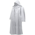 thumbnail image 7 of ZQUUVOU Adult Halloween Theme Tunic Hooded Robe Men Knight Cloak Fancy Cool Role Play Clothes Cape Coat White, 7 of 7