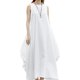 thumbnail image 3 of Mujeres Maxi vestido de túnica sin mangas más bolsillos de tamaño O cuello suelto mori swing vest MABOTO Vestido, 3 of 7