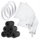 thumbnail image 1 of 11Pcs Pool Cleaner Parts Include 2 Pool Cleaner Bags for 280 480,3 Tires 6 Sweep Hose Scrubber Repla, 1 of 5