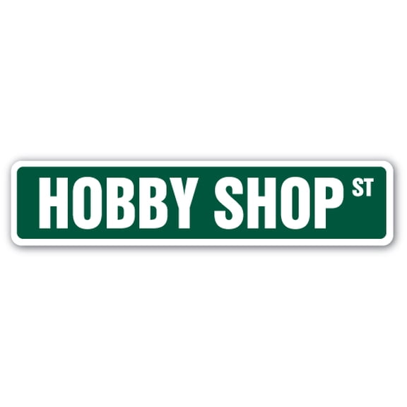 Hobby Shop Street [3 Pack] of Vinyl Decal Stickers |for Laptop Car