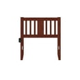 thumbnail image 3 of Tahoe Contemporary Metal Eco-Friendly Wood Headboard, Twin, Walnut, 3 of 4
