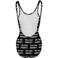 thumbnail image 7 of You Had Me at Hockey Women's One Piece Swimsuit Tummy Control Bathing Suit Backless Swimwear, 7 of 7