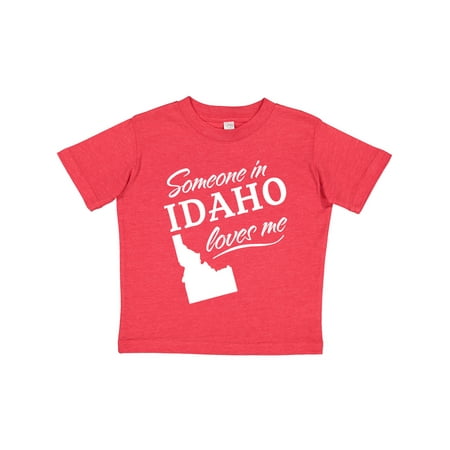 

Inktastic Someone in Idaho Loves Me Gift Toddler Boy or Toddler Girl T-Shirt