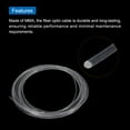 thumbnail image 4 of PMMA Fiber Optic Light Side Glow Cable, 19.7ft Length 0.08in(2mm) OD LED Hotels, KTV, Home Decoration, 4 of 5