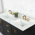 thumbnail image 5 of Gazsi 60" Double Bathroom Vanity Set in Black Oak without Mirror, 5 of 10