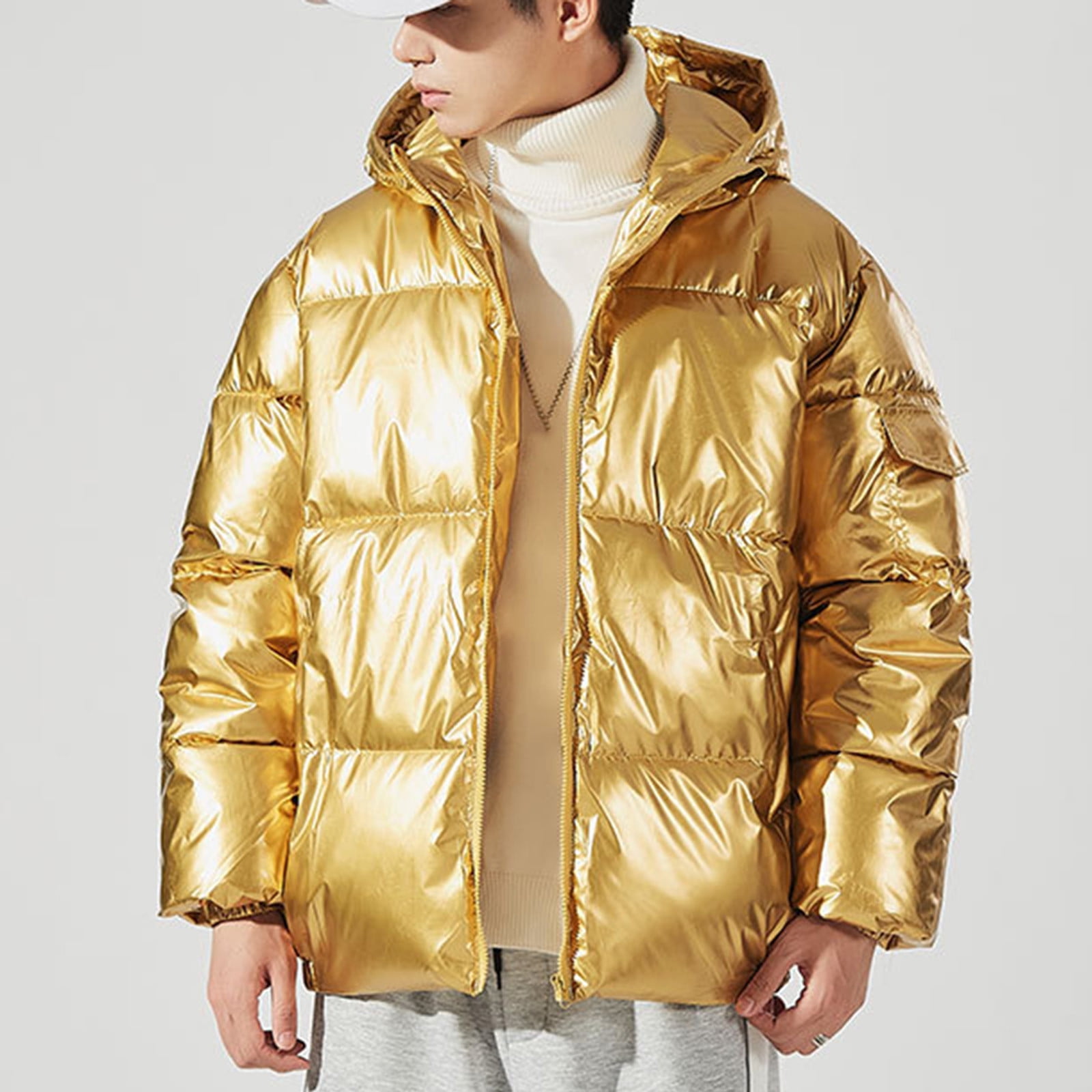 ジャケット・アウター YELLO y mountain puffey coat YELLO Snowy mountain puffey coat